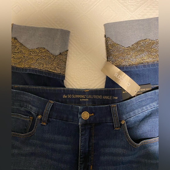 Chico's So Slimming Girlfriend Ankle Jeans - Picture 3 of 9